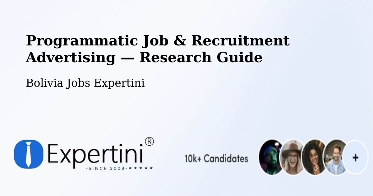 Programmatic Job & Recruitment Advertising — Research Guide – Mapiri